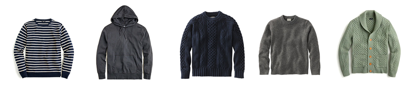 Men's winter sweater collection
