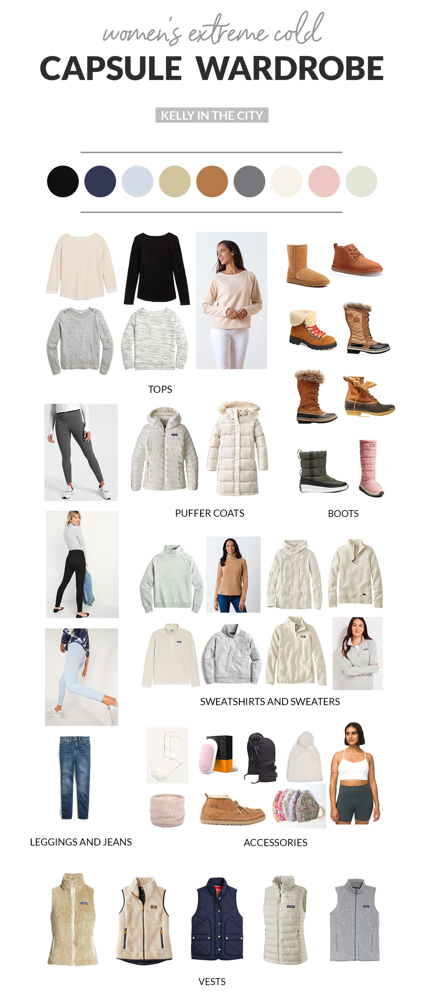 Extreme Cold Capsule Wardrobe for Women