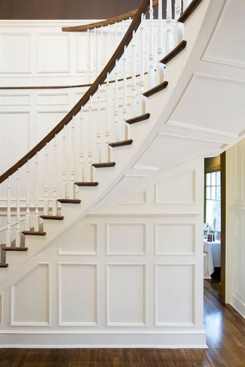 Staircase Wainscoting designs