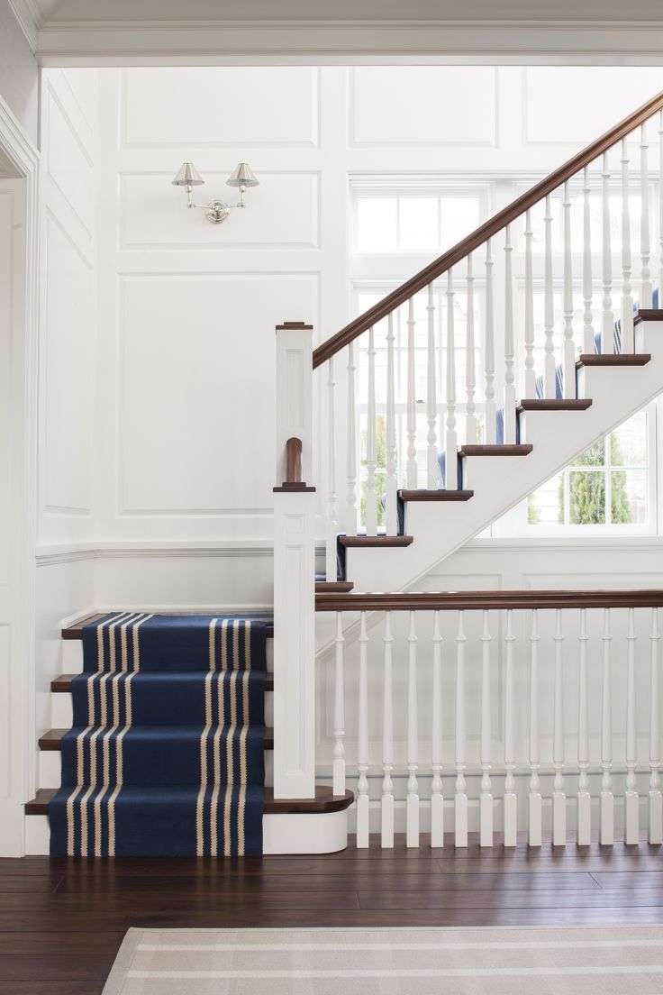 simple Staircase Wainscoting Inspiration