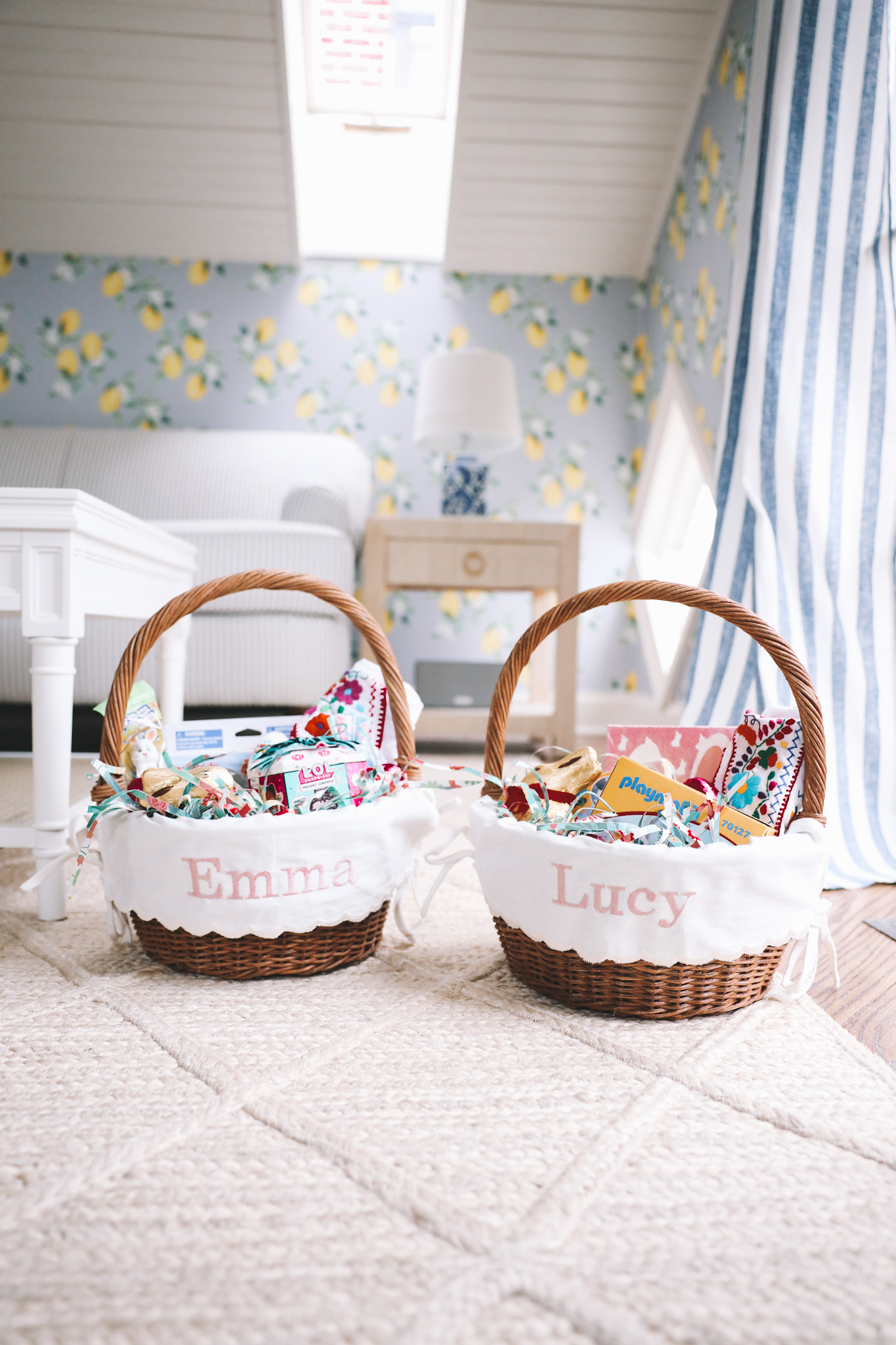 Scalloped Easter Baskets