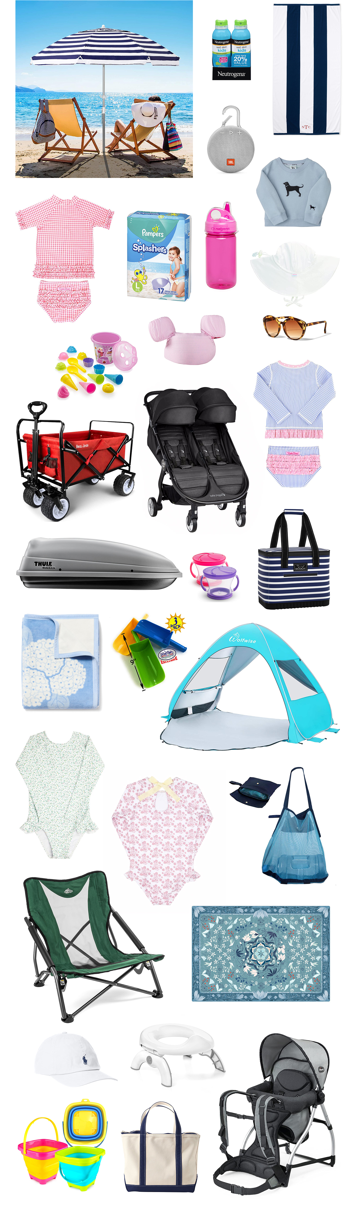 Baby best sale beach accessories