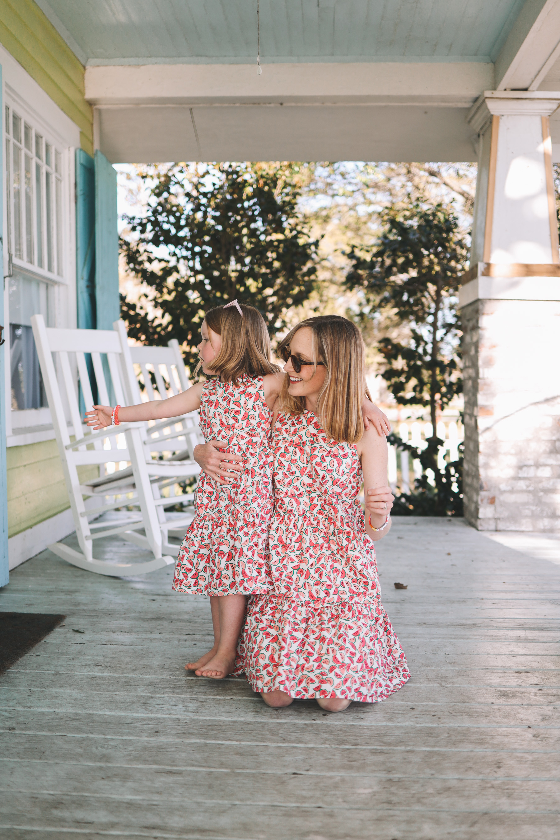 mommy and me jcrew tiered dress 