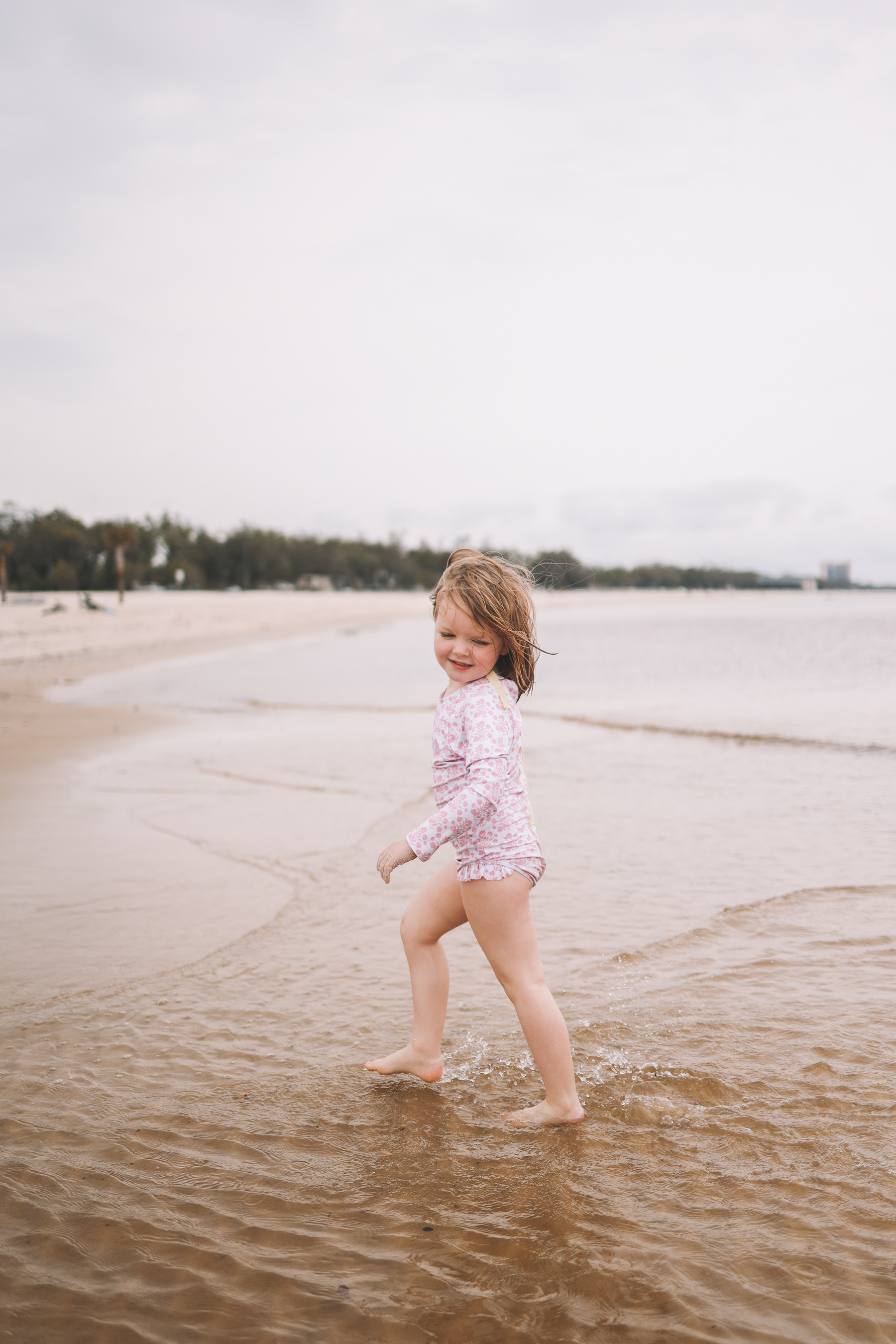 kids Minnow Swimsuit | Gulf Beach Day