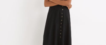 Madewell Asymmetrical Button-Front Linen Dress | Recent Finds, 5/21