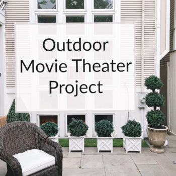 Mitch’s Outdoor Movie Theater Project