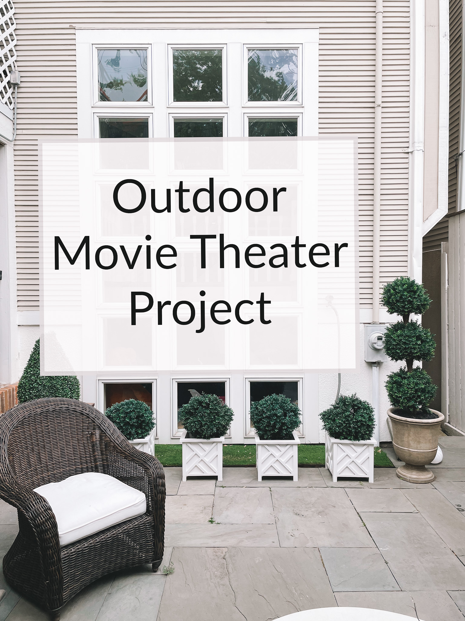 Mitchs Outdoor Movie Theater Project