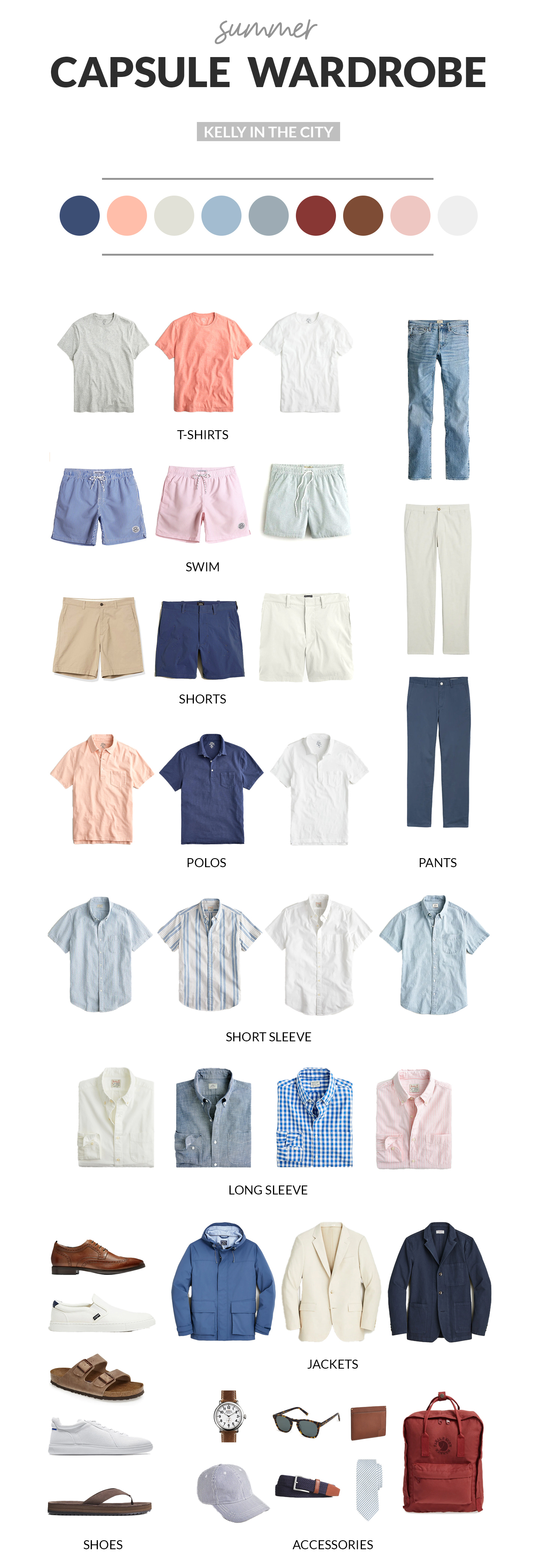 Mitch’s Summer Capsule Wardrobe for Men Design X Core