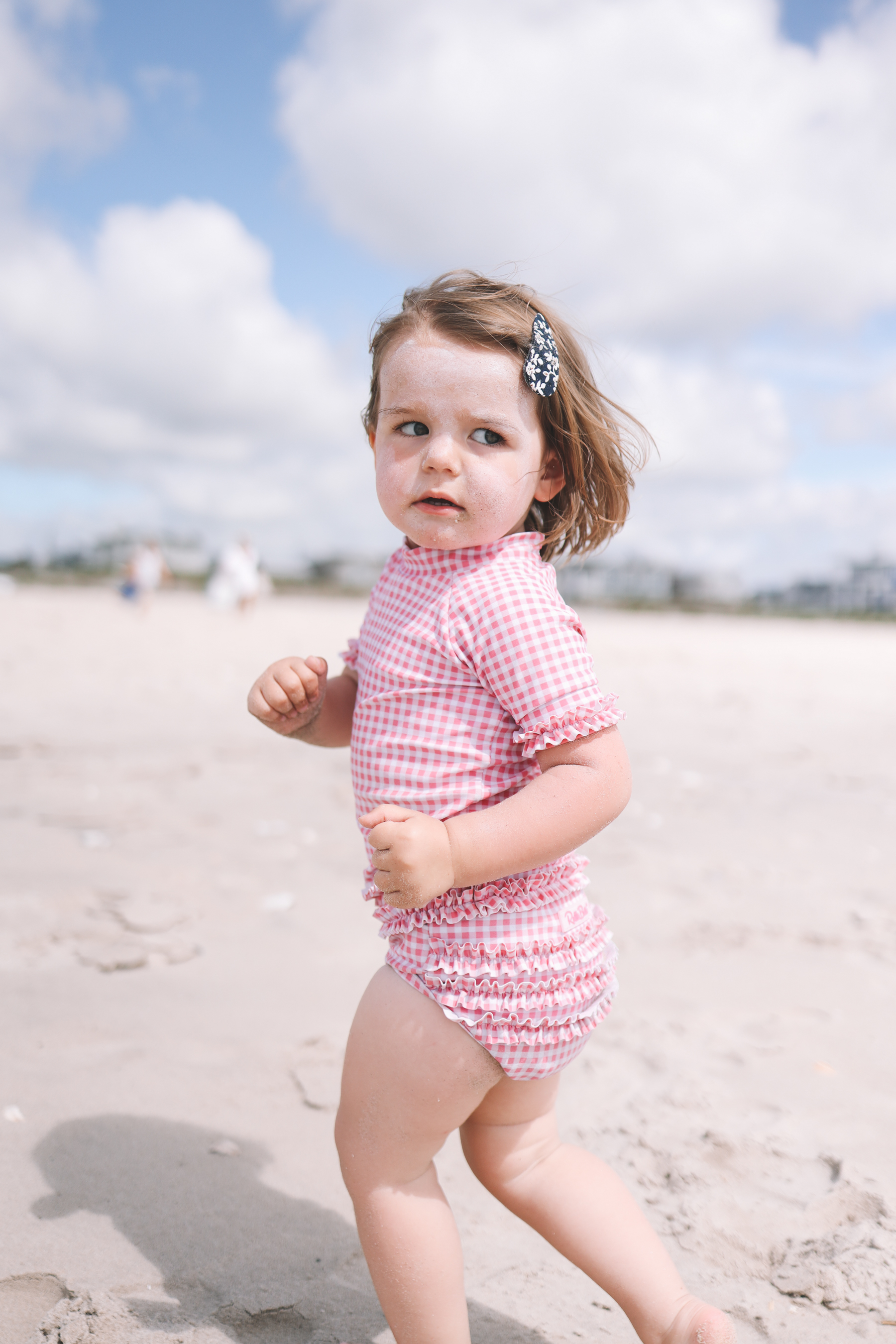 Toddler gingham swimsuit