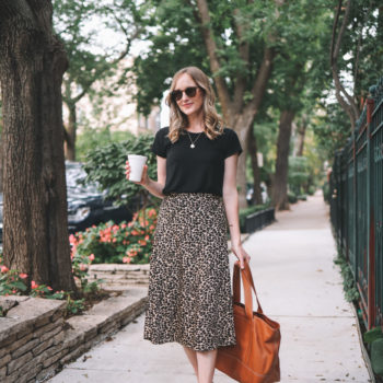 Year-Round Style: Leopard Slip Skirt