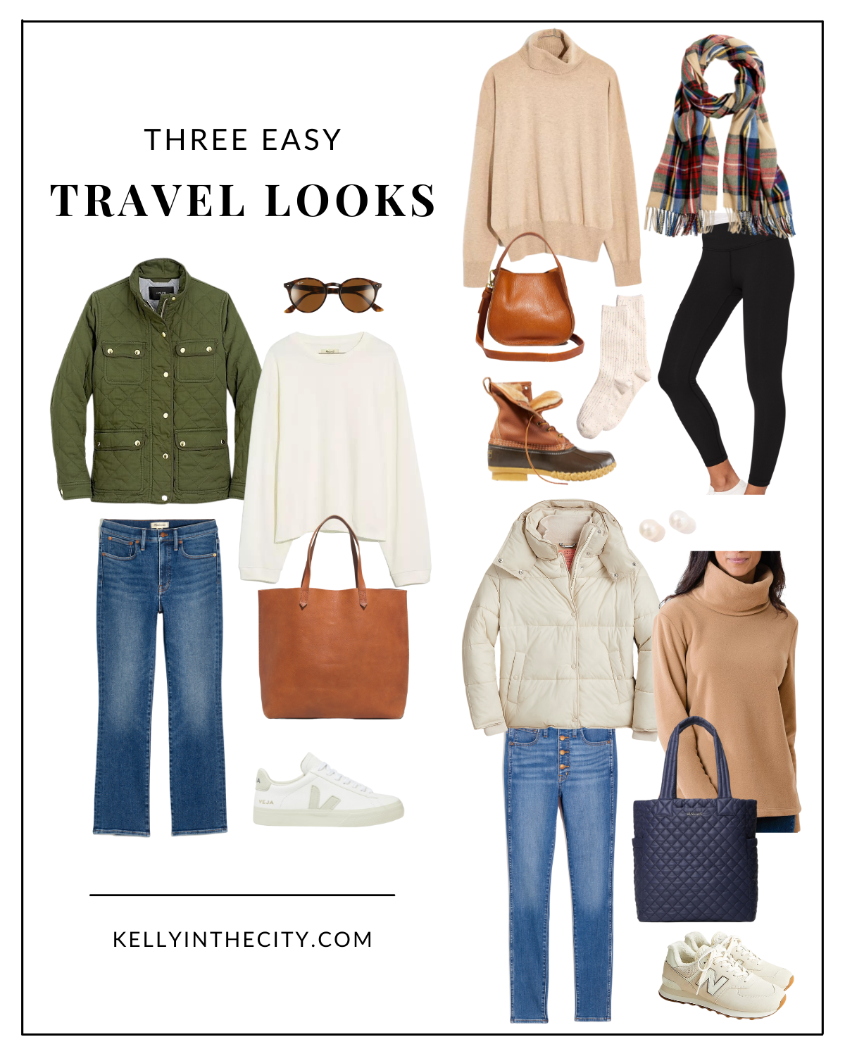 Three Easy Travel Outfits