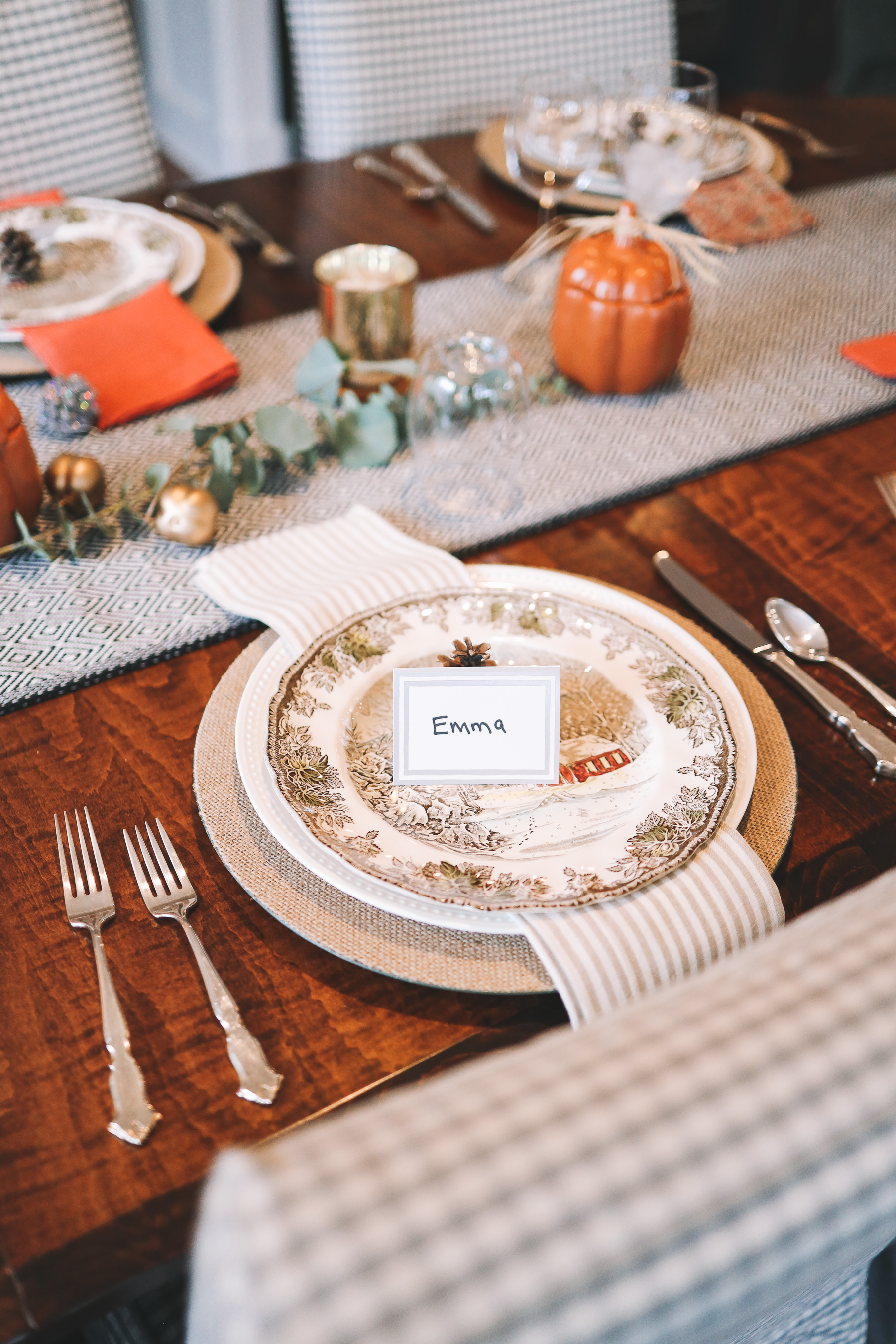 Thanksgiving tablescape