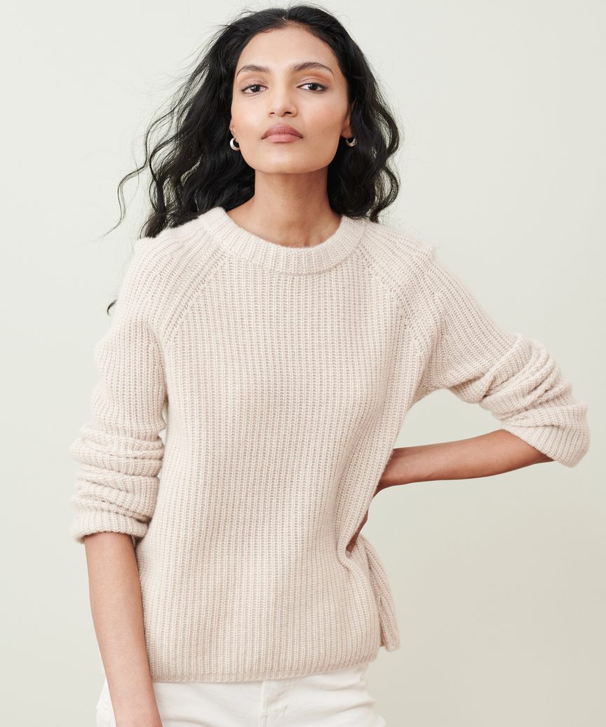 Jenni Kayne Cashmere Fisherman Sweater