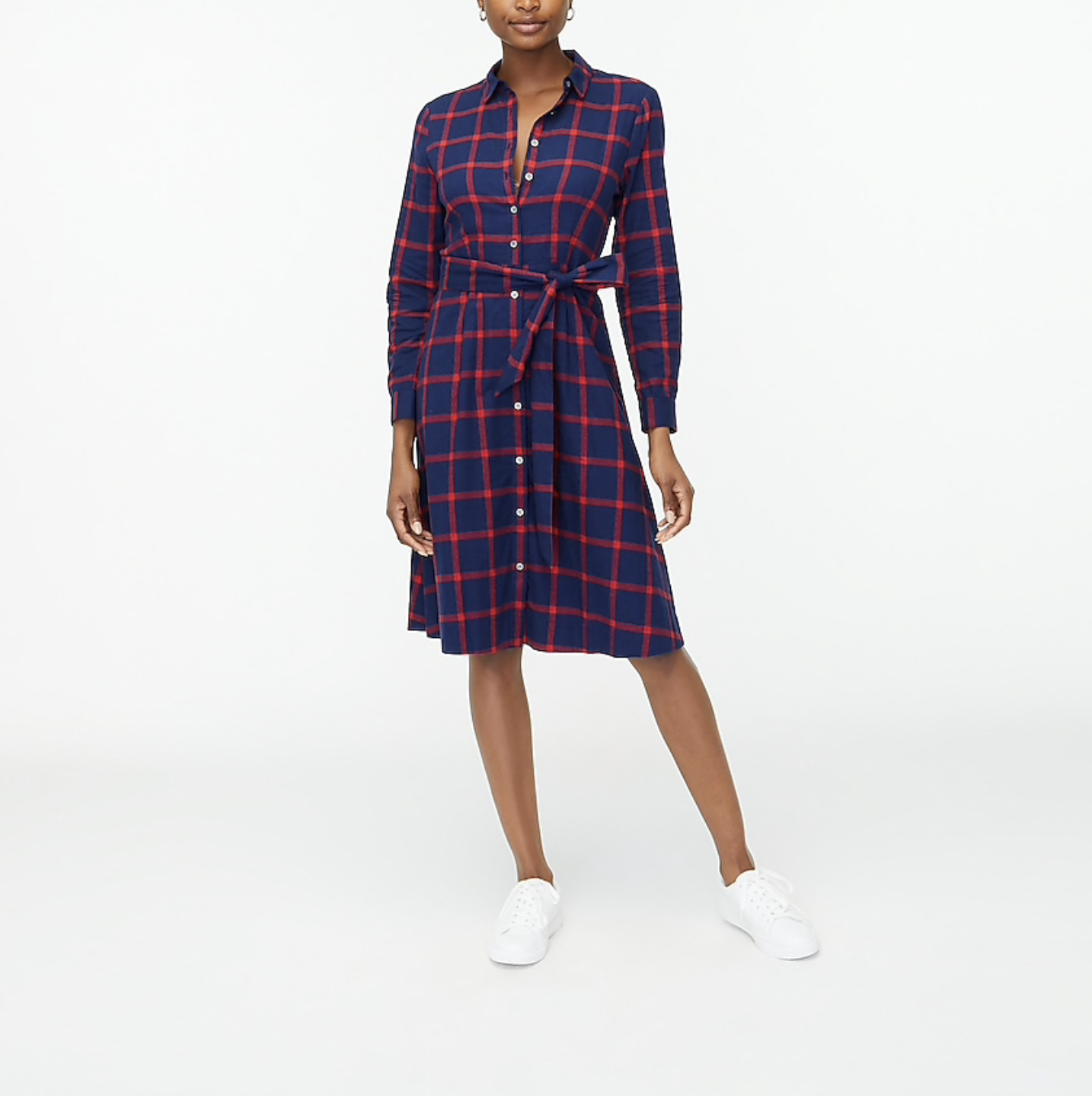 J crew shop flannel dress