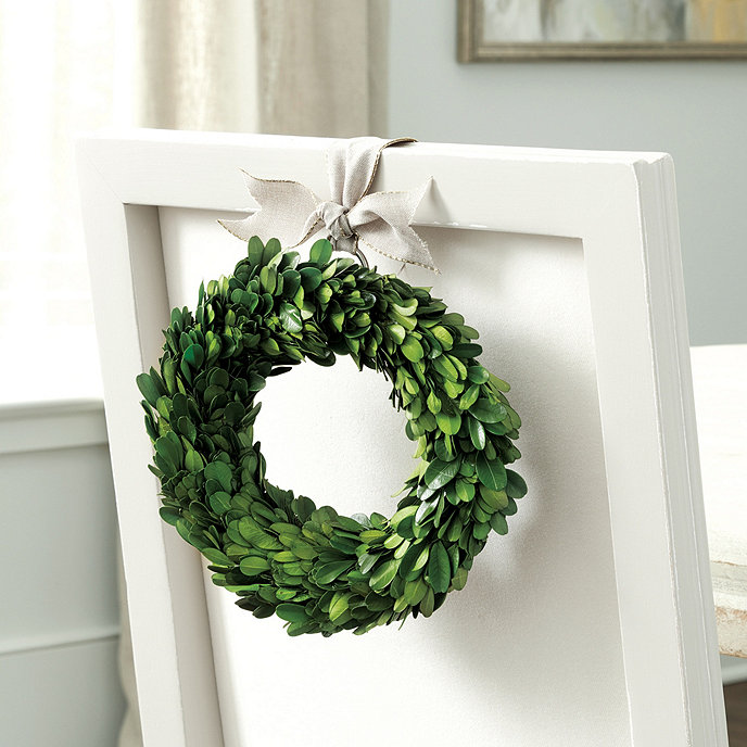 Ballard Designs Mini Preserved Boxwood Wreath