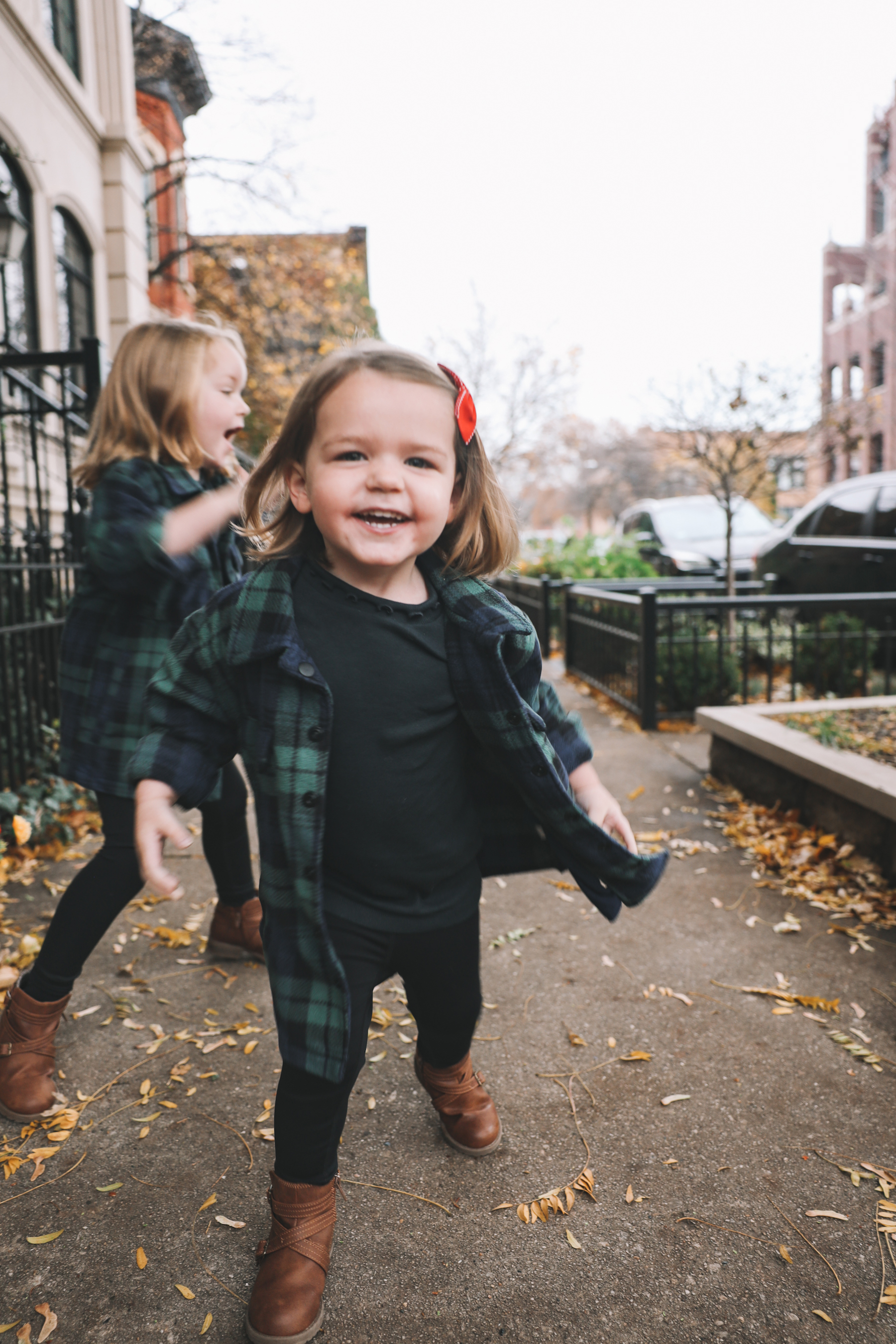 Black Watch Plaid kids outfit