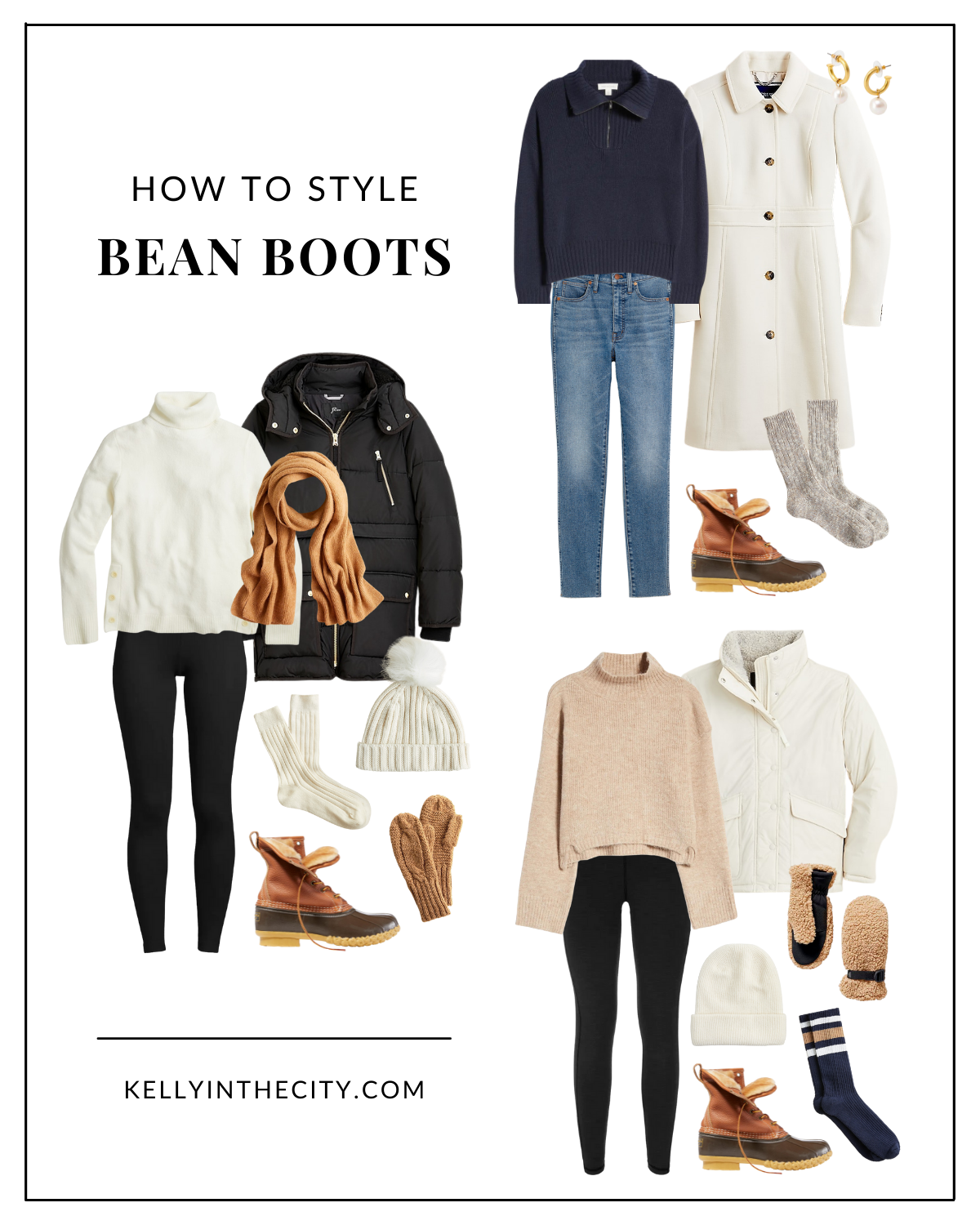 how to wear duck boots with jeans
