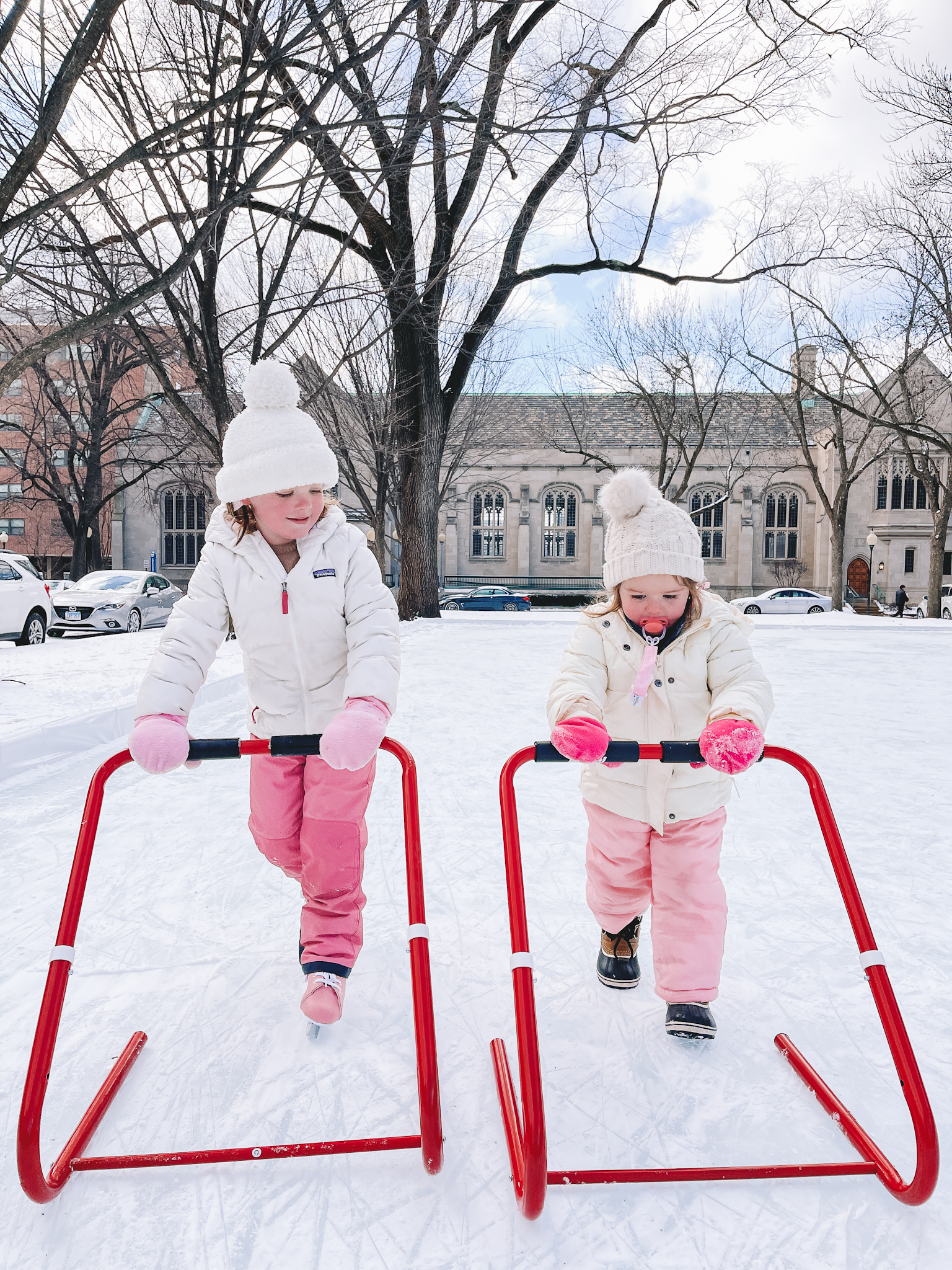 sisters winter activities