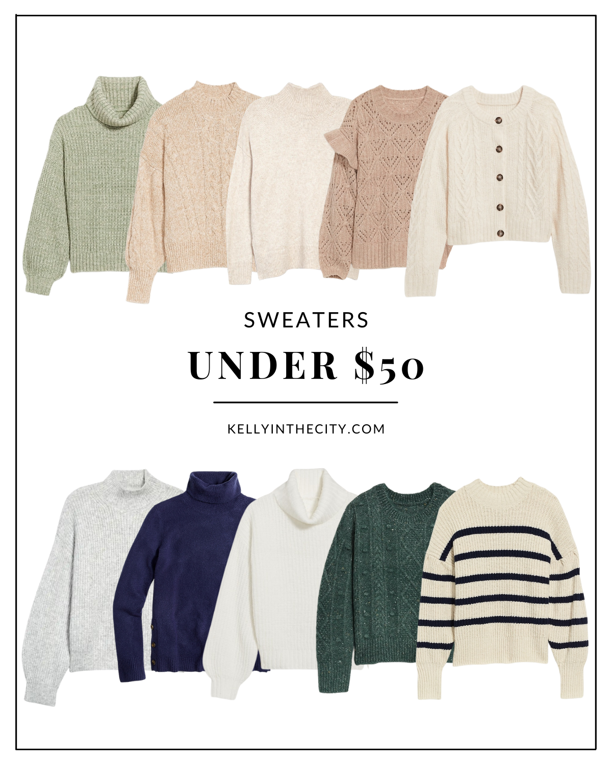 Winter Sweaters Under $50