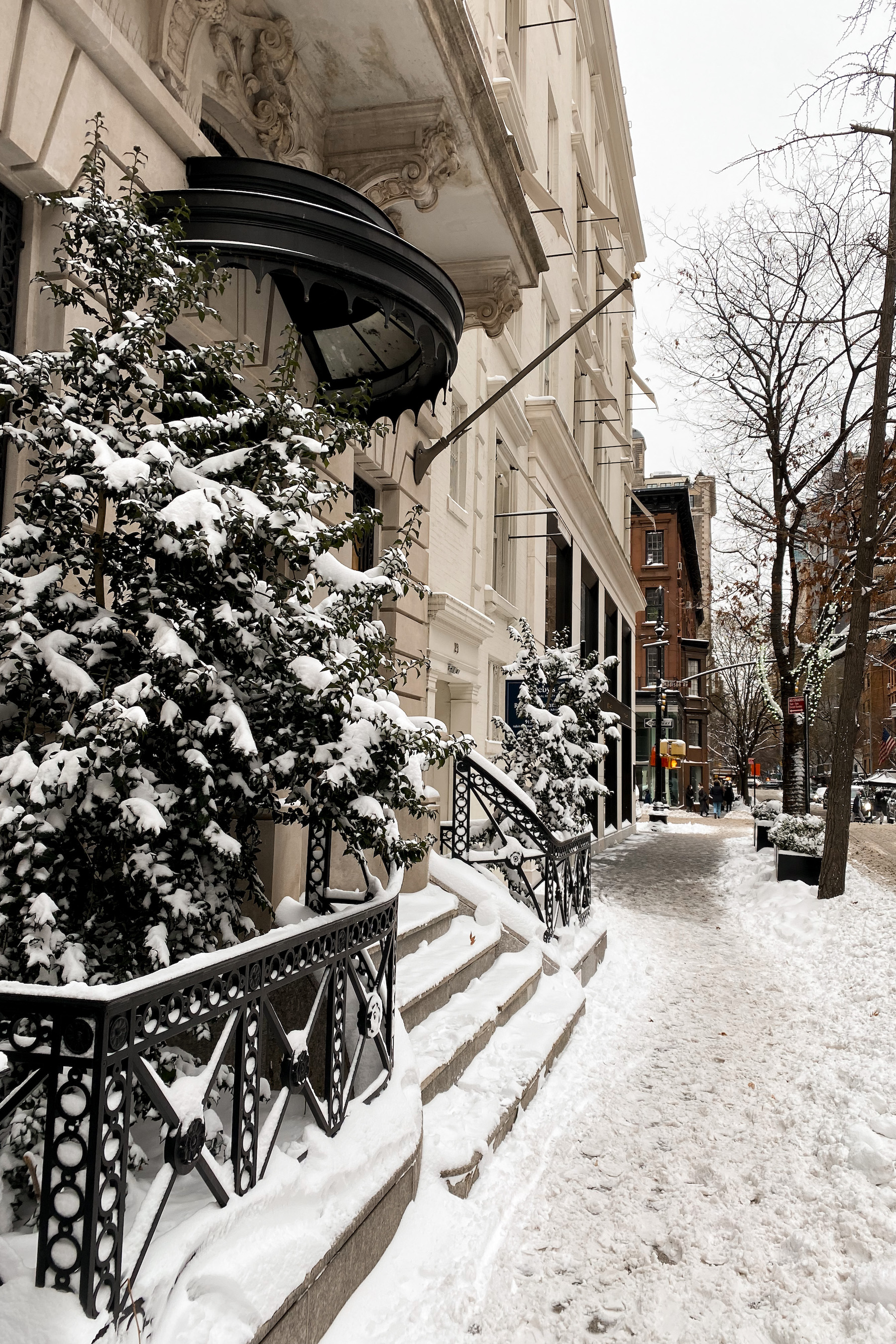 Quiet streets in the Upper East Side | A Snow Day in New York City