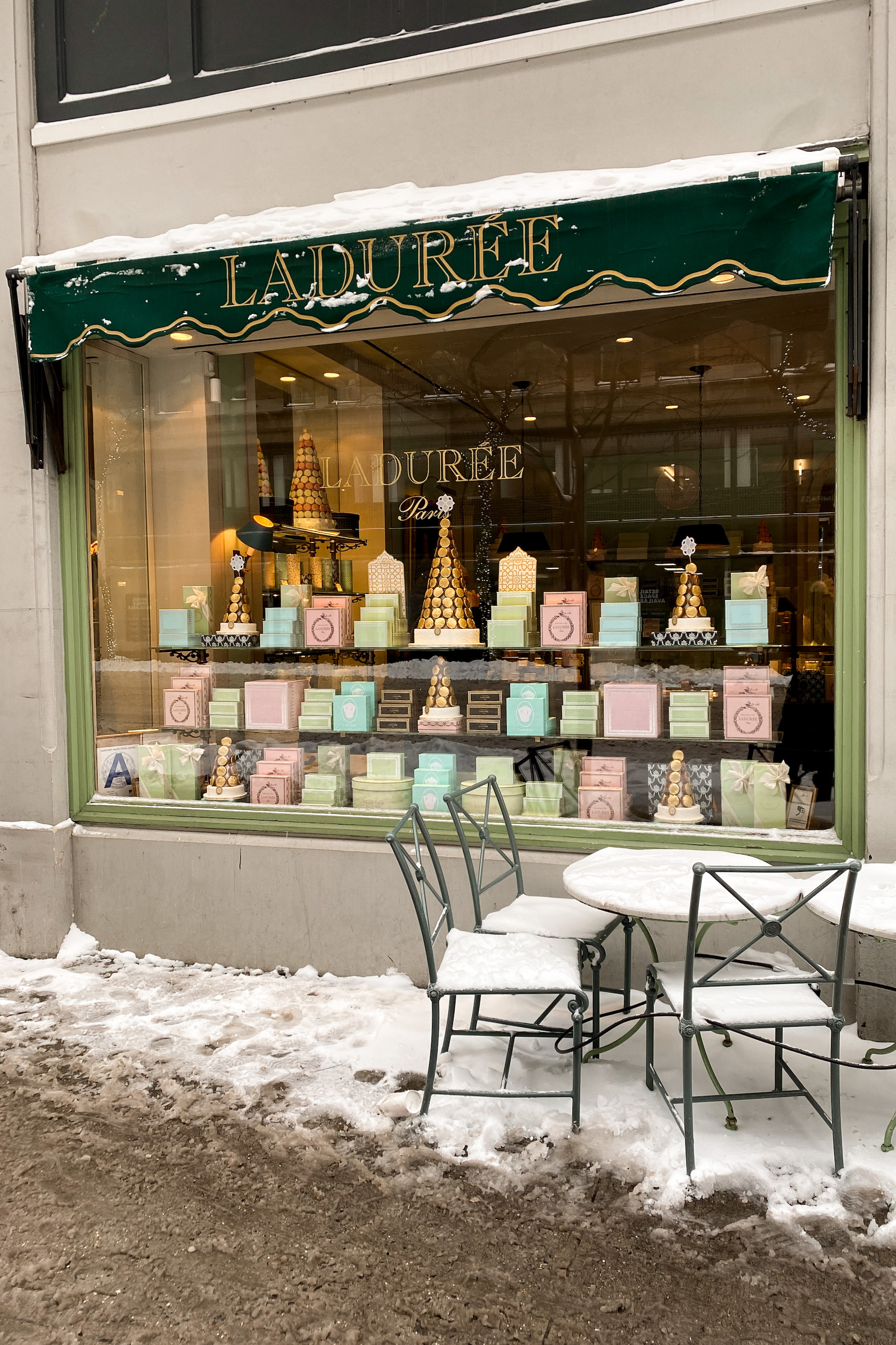 Ladurée NYC | A Snow Day in New York City