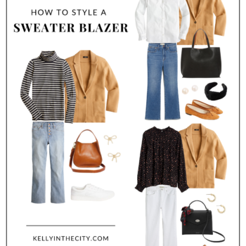How to Style a Sweater Blazer