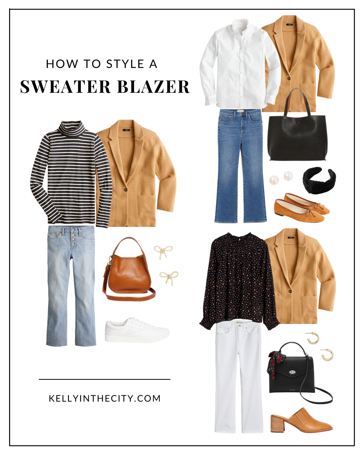 How to Style a Sweater Blazer
