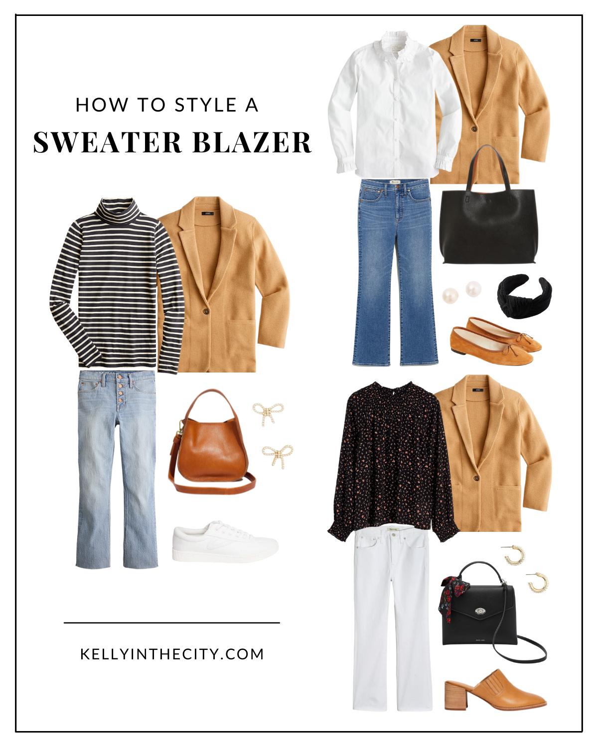 Sweater 2024 blazer outfit