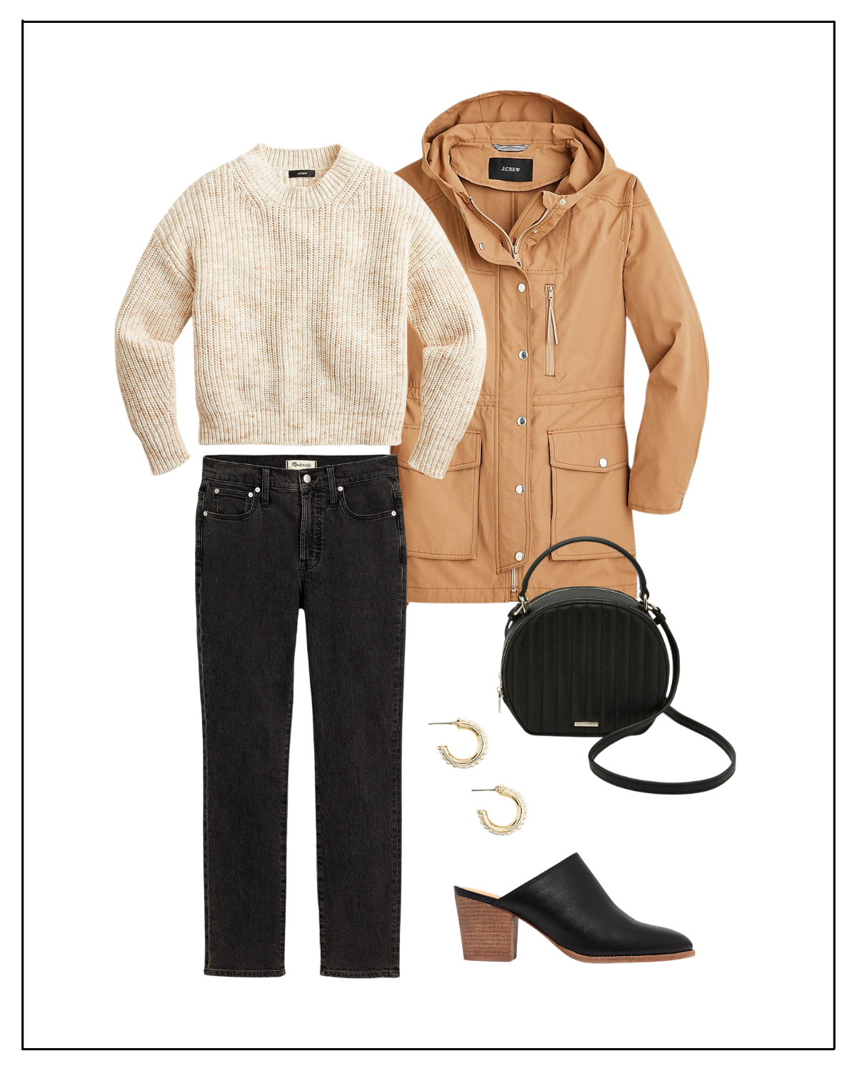 Cute and Cozy neutral tone outfit
