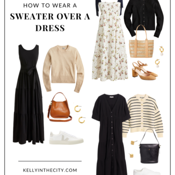 How to Wear a Sweater Over a Dress