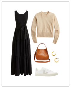 How to Wear a Sweater Over a Dress | Kelly in the City