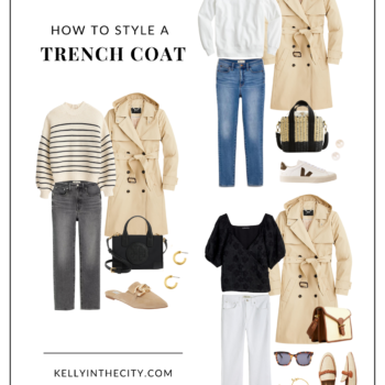 How to Style a Trench Coat 3 Ways