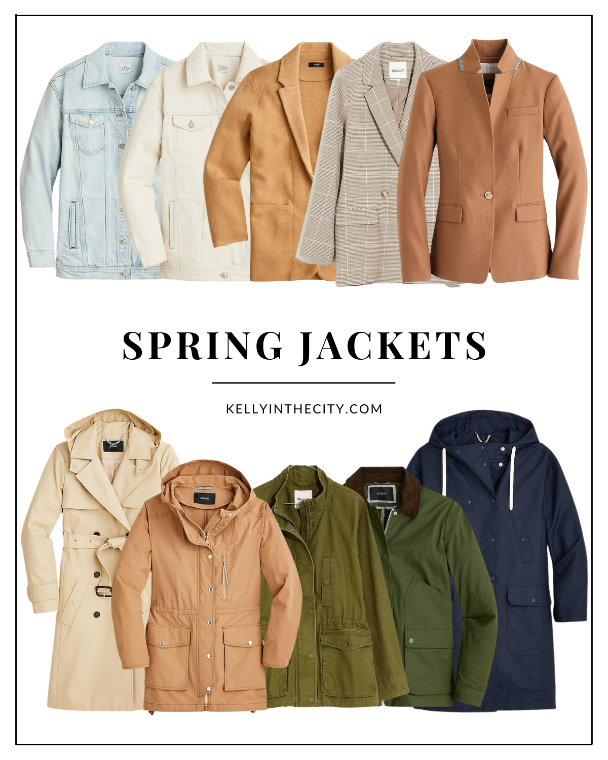 Spring Jackets and Blazers
