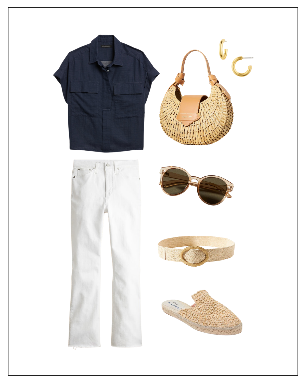 How to Style White Jeans for spring and summer