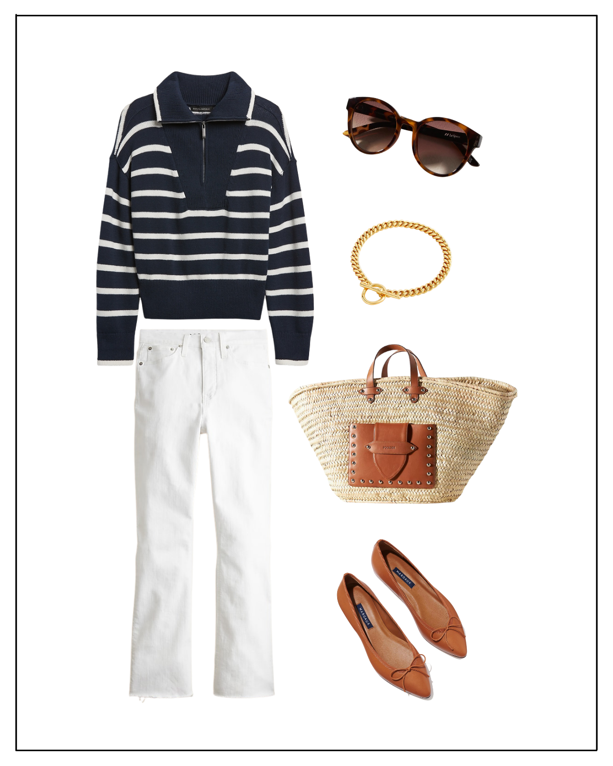 Three White Jeans Outfits for Summer