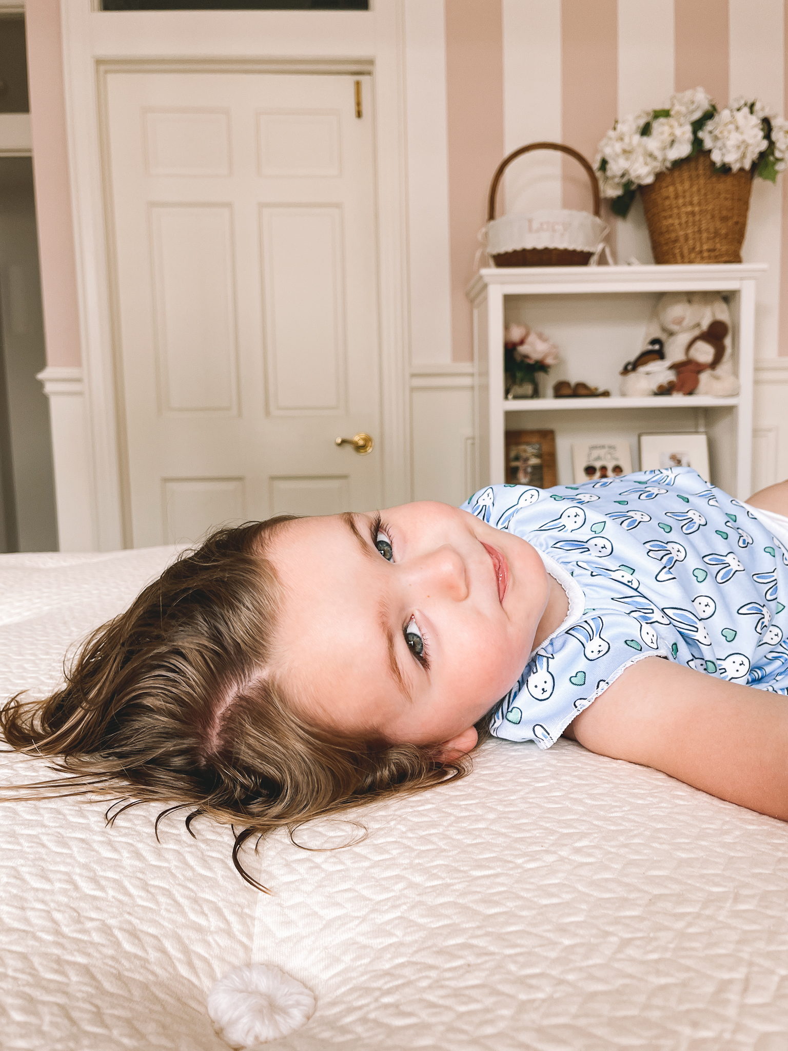 Toddler mattress photoshoot