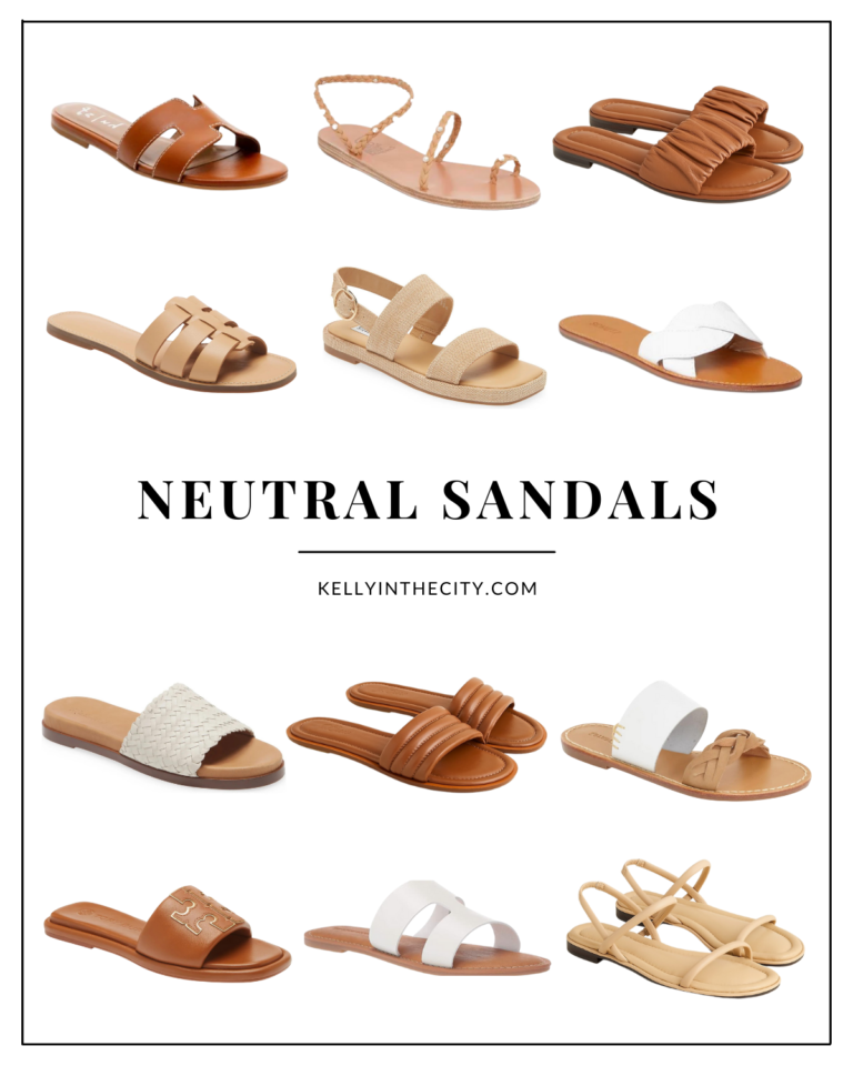 Neutral Sandals | Kelly in the City | Lifestyle & Fashion Blog