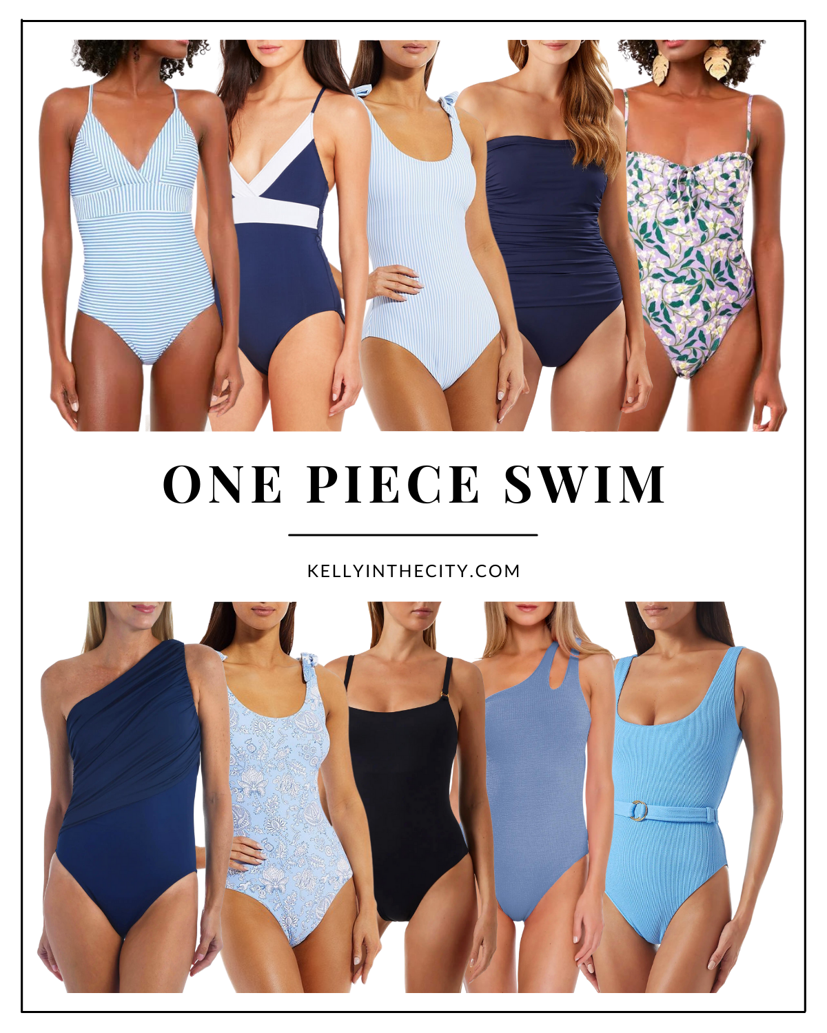 One piece swim, swimsuit, bathing suit roundup