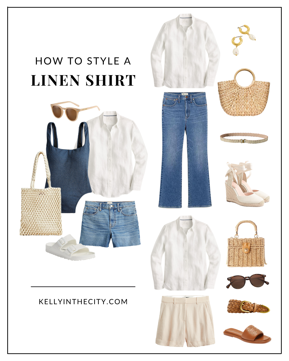 How to Style a Linen Shirt - Kelly in the City | Lifestyle Blog