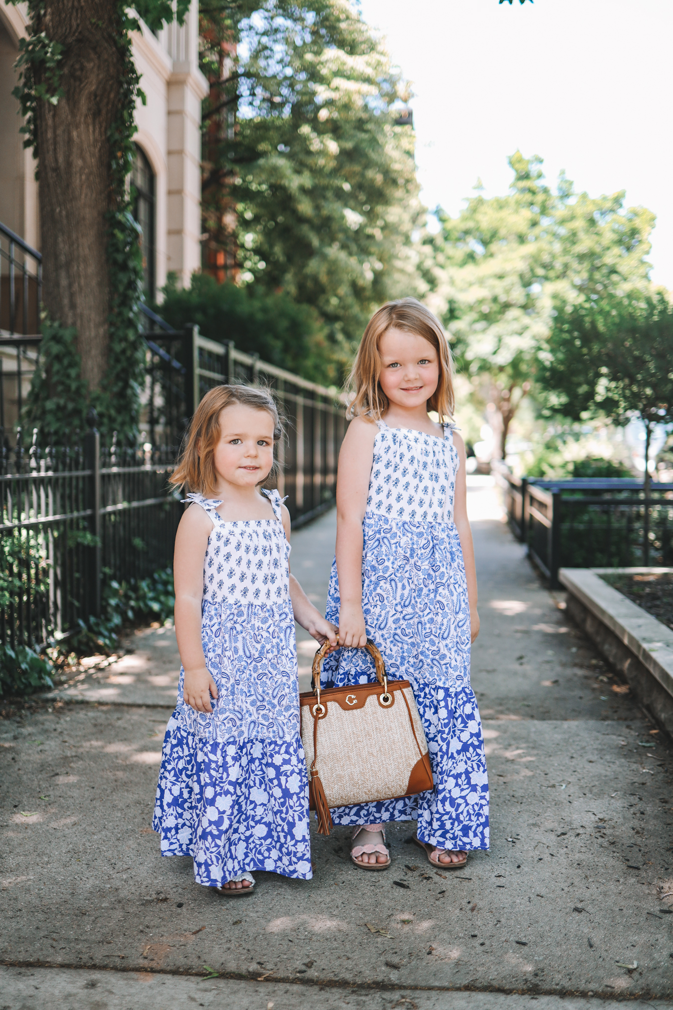 Girls twinning maxi dresses