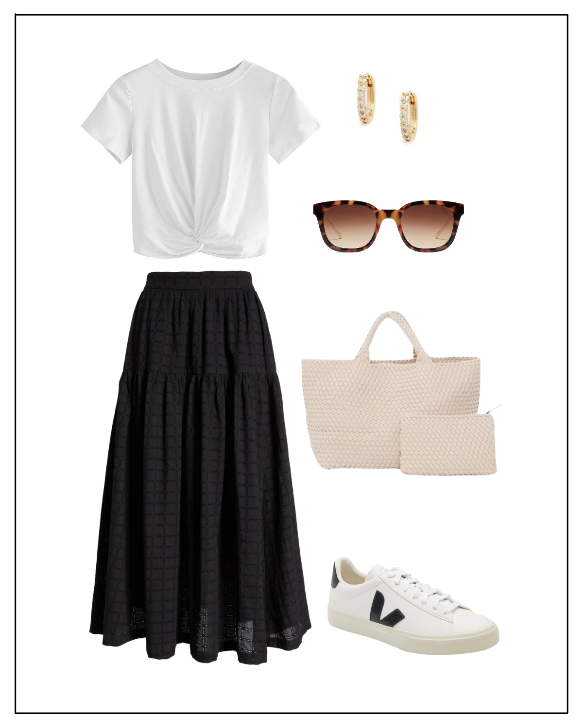 How to Style a Midi Skirt for the weekend
