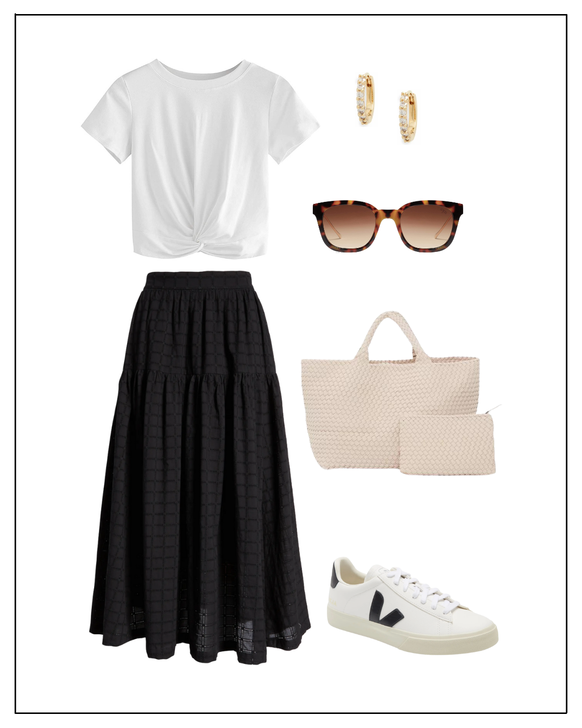 How to Wear a Midi Skirt - 10 Ways to Wear a Midi Skirt - Straight