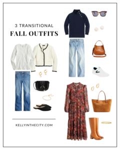 3 Transitional Fall Outfits