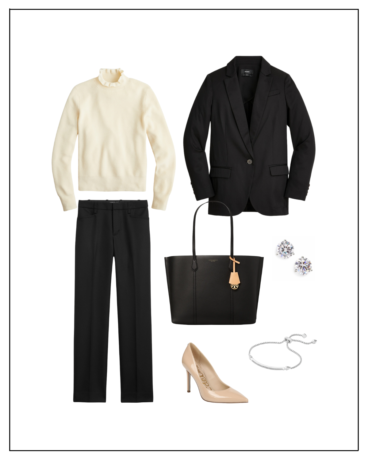 How to Style a Black Blazer for work