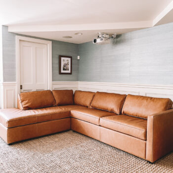 10+ Things 8/15 | West Elm Harris Leather Sofa Couch Sectional