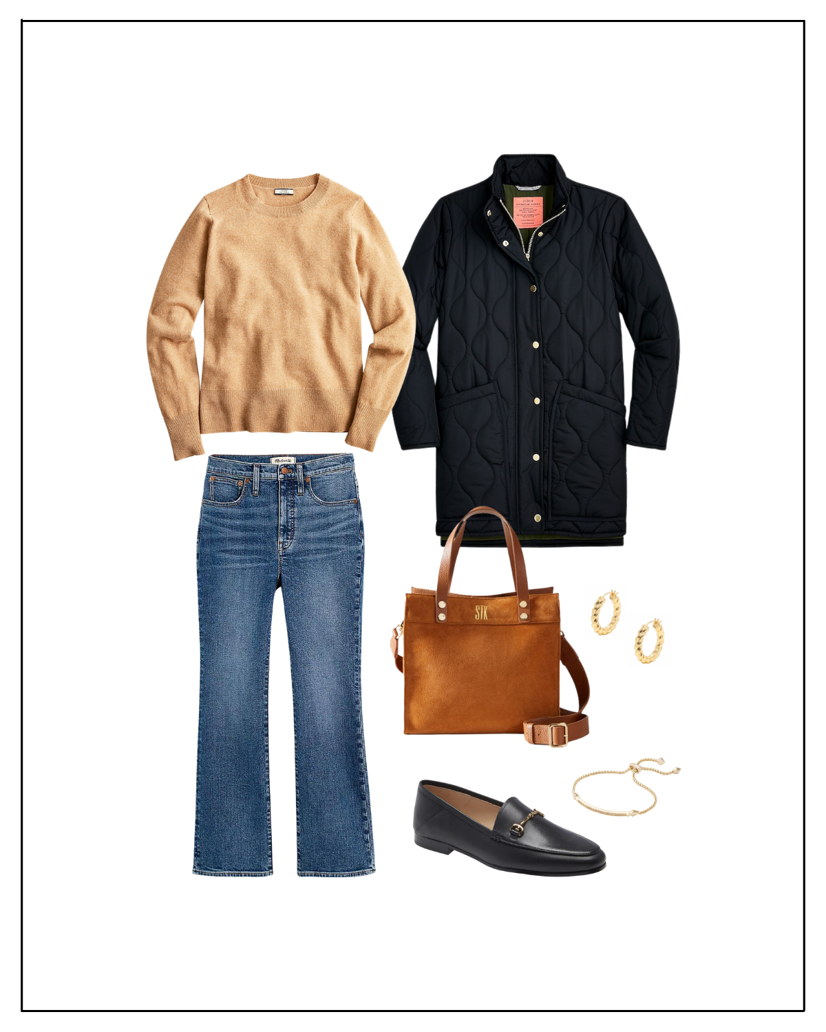 Fall Workwear Outfits with loafers