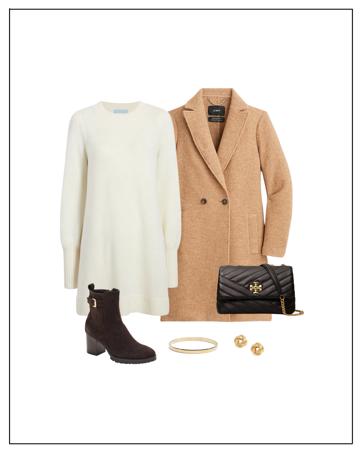 Camel Dress: 3 Ways to Style a Sweater Dress