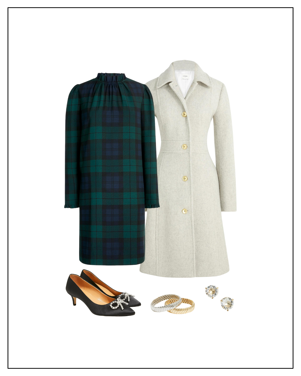 Plaid Dress Thanksgiving Outfit Ideas