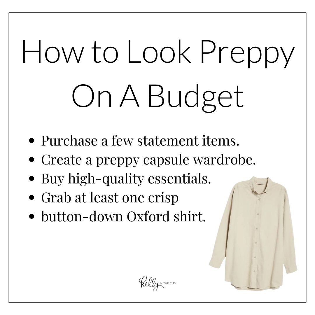 How To Look Preppy On A Budget