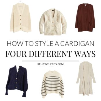 How to style a cardigan